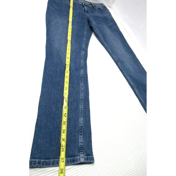 J Jill Authentic Fit Slim Ankle Jeans Women's 6p Low Rise Straight Denim Stretch - Picture 3 of 9